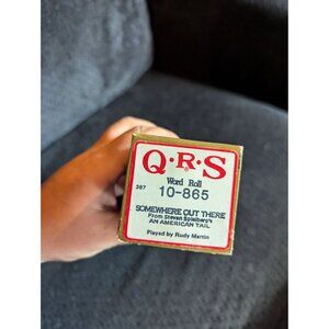 QRS Word Roll 10-865 Somewhere out there from Steven Spielbergs an American Tail